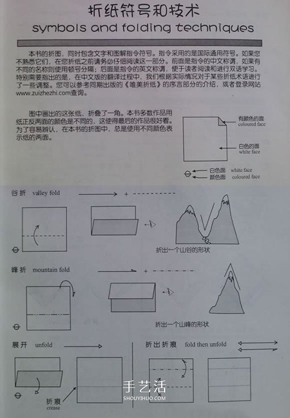 新手折紙入門：折紙符號及基本折法圖解大全 -  rpnrmr.com