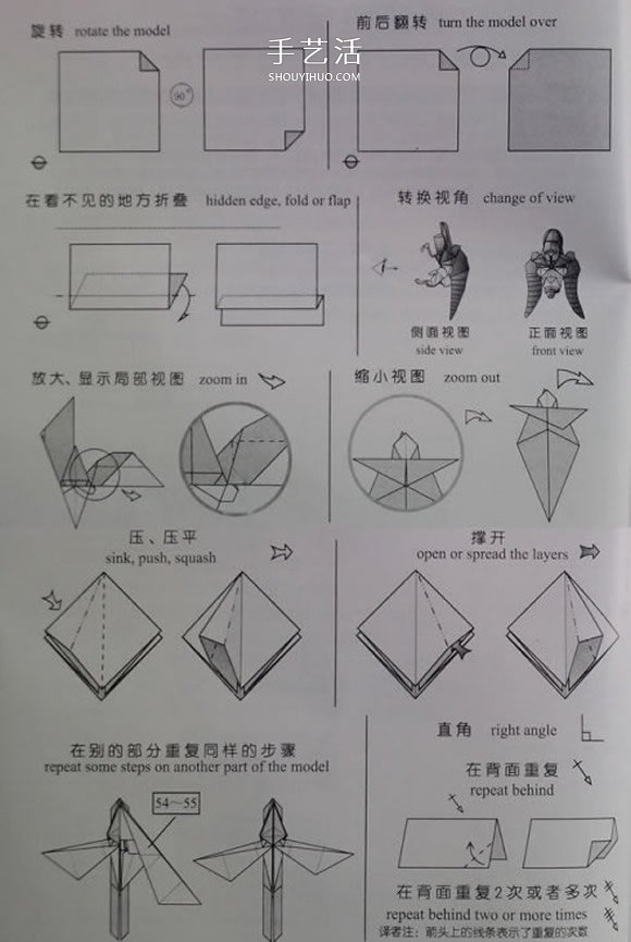 新手折紙入門：折紙符號及基本折法圖解大全 -  rpnrmr.com