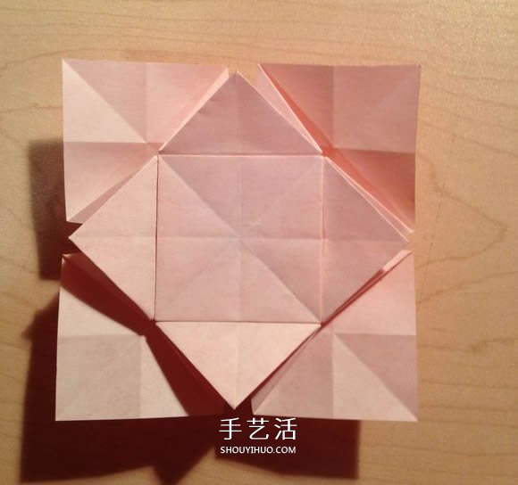 立體組合刺球的折法 帶刺花球的折紙圖解 -  rpnrmr.com