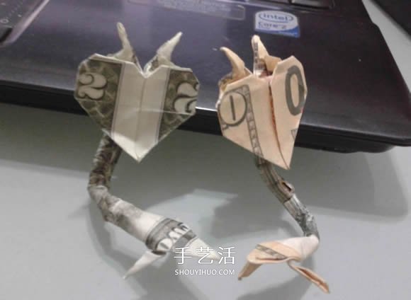 惡魔心的折法圖解教程 像眼鏡蛇的惡魔心折紙 -  rpnrmr.com