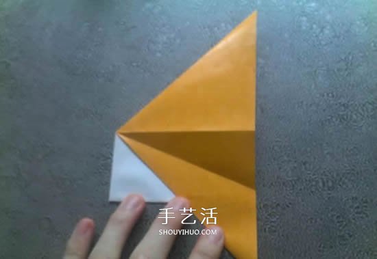 可愛的數(shù)碼寶貝巴達獸的折紙方法圖解教程 -  rpnrmr.com