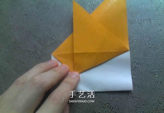 可愛的數(shù)碼寶貝巴達獸的折紙方法圖解教程 -  rpnrmr.com
