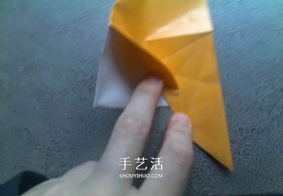 可愛的數(shù)碼寶貝巴達獸的折紙方法圖解教程 -  rpnrmr.com