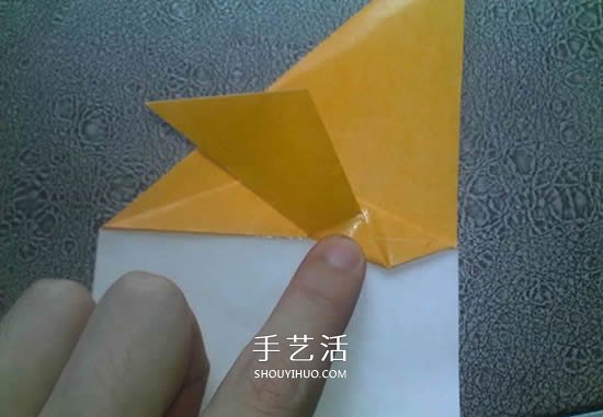 可愛的數(shù)碼寶貝巴達獸的折紙方法圖解教程 -  rpnrmr.com