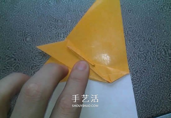 可愛的數(shù)碼寶貝巴達獸的折紙方法圖解教程 -  rpnrmr.com