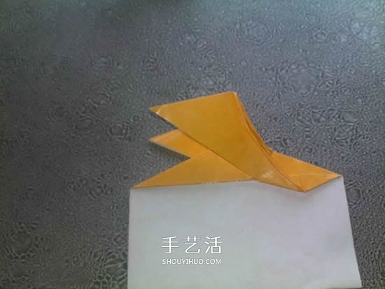 可愛的數(shù)碼寶貝巴達獸的折紙方法圖解教程 -  rpnrmr.com