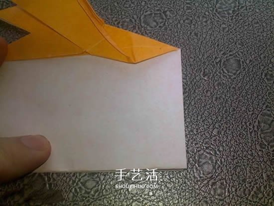 可愛的數(shù)碼寶貝巴達獸的折紙方法圖解教程 -  rpnrmr.com
