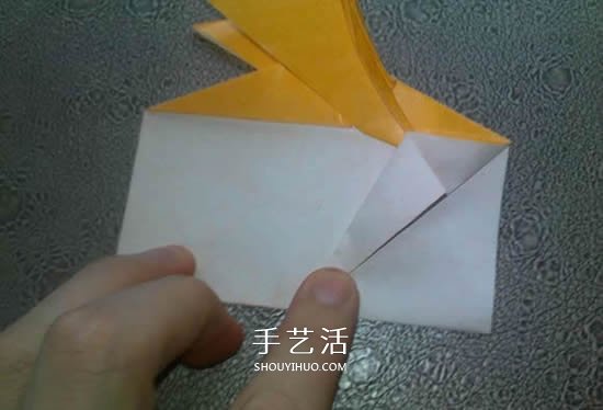 可愛的數(shù)碼寶貝巴達獸的折紙方法圖解教程 -  rpnrmr.com