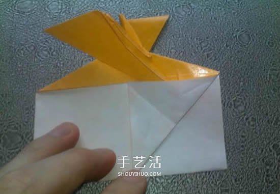 可愛的數(shù)碼寶貝巴達獸的折紙方法圖解教程 -  rpnrmr.com