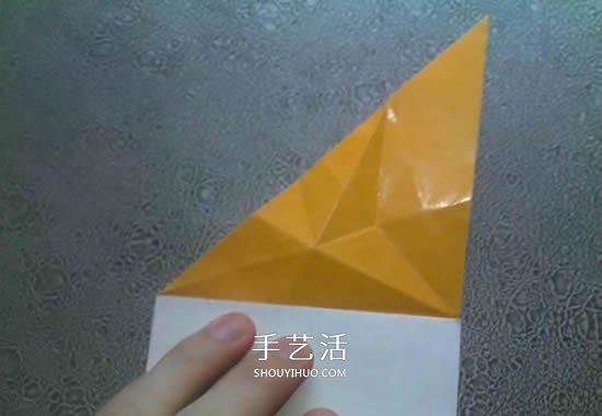 可愛的數(shù)碼寶貝巴達獸的折紙方法圖解教程 -  rpnrmr.com
