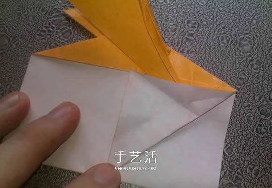 可愛的數(shù)碼寶貝巴達獸的折紙方法圖解教程 -  rpnrmr.com