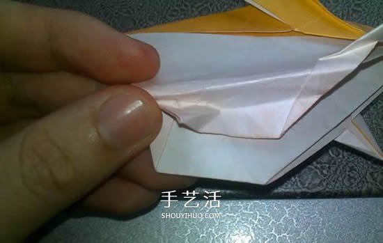 可愛的數(shù)碼寶貝巴達獸的折紙方法圖解教程 -  rpnrmr.com