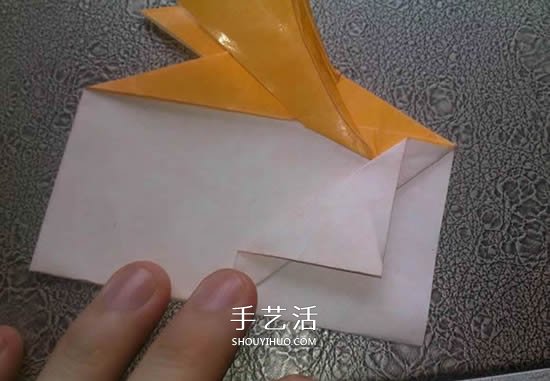 可愛的數(shù)碼寶貝巴達獸的折紙方法圖解教程 -  rpnrmr.com