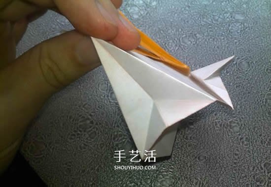 可愛的數(shù)碼寶貝巴達獸的折紙方法圖解教程 -  rpnrmr.com