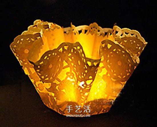 簡單做情人節(jié)浪漫燈飾 蛋糕紙燈飾的制作方法 -  rpnrmr.com
