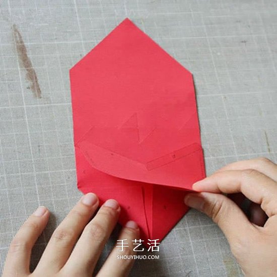 卡紙折紅包的方法圖解 新年愛心紅包手工制作 -  rpnrmr.com