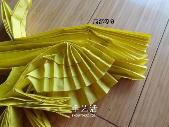 鷹的折紙教程 手工折紙展開翅膀雄鷹的步驟圖 -  rpnrmr.com