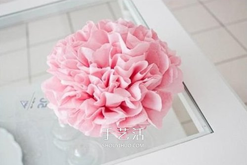 母親節(jié)送花手工制作 皺紋紙做康乃馨花圖解 -  rpnrmr.com