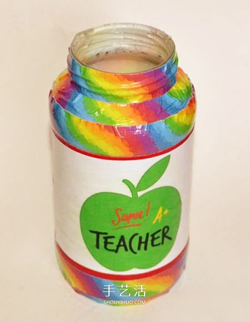 幼兒園教師節(jié)禮物DIY 用玻璃瓶制作美麗插花 -  rpnrmr.com