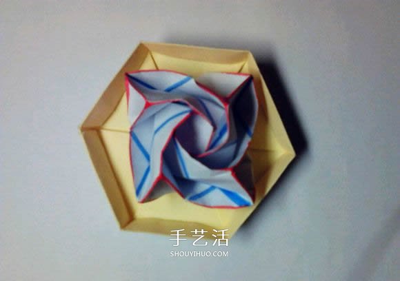 福山玫瑰改造而來 漂亮四角玫瑰花的折法圖解 -  rpnrmr.com