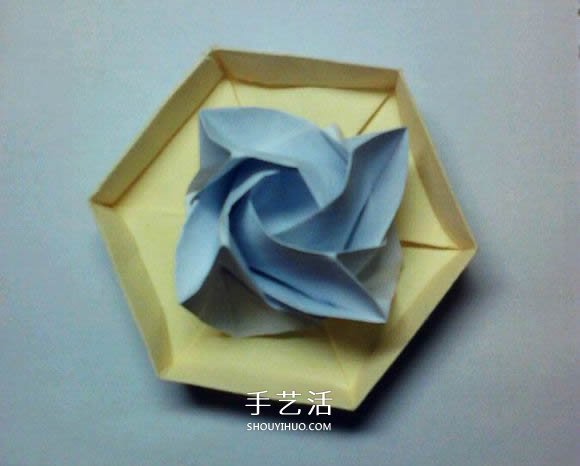 福山玫瑰改造而來 漂亮四角玫瑰花的折法圖解 -  rpnrmr.com