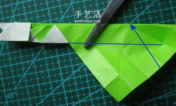 可愛小蟲子！簡單卡通毛毛蟲的折法圖解教程 -  rpnrmr.com