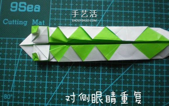 可愛小蟲子！簡單卡通毛毛蟲的折法圖解教程 -  rpnrmr.com