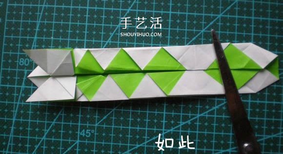 可愛小蟲子！簡單卡通毛毛蟲的折法圖解教程 -  rpnrmr.com