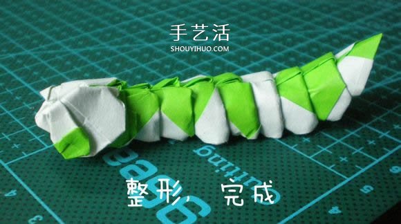 可愛小蟲子！簡單卡通毛毛蟲的折法圖解教程 -  rpnrmr.com