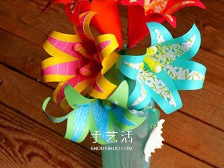 彩紙百合的制作方法 簡單做百合花的步驟圖 -  rpnrmr.com