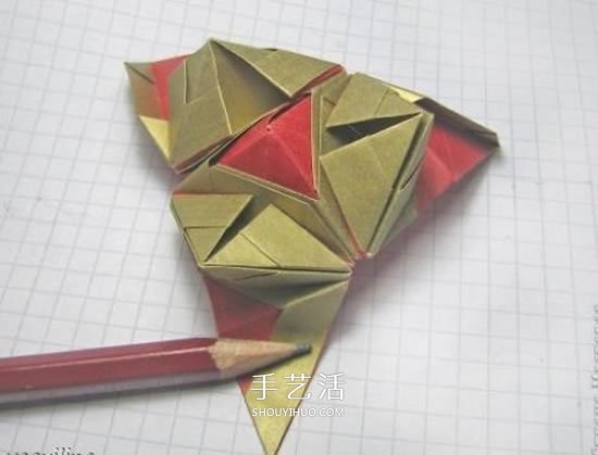 冬天的美麗折紙手工 立體雪花花球的折法圖解 -  rpnrmr.com
