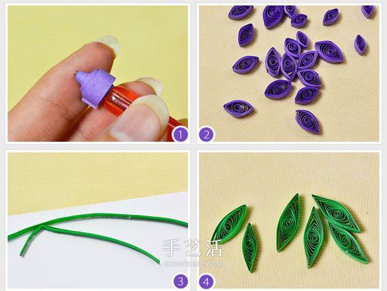 情人節(jié)賀卡DIY：美麗的衍紙風(fēng)信子賀卡制作 -  rpnrmr.com