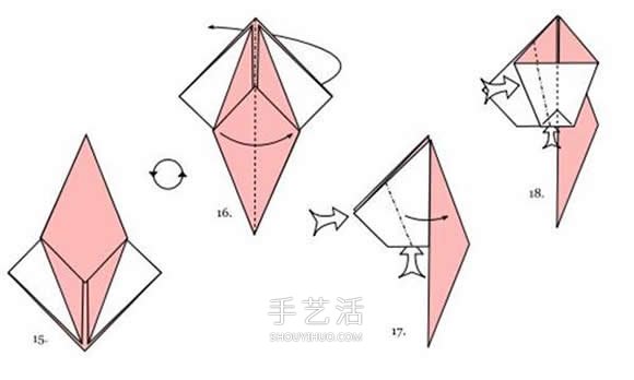 仿佛要展翅飛起！美麗千紙鶴的折法步驟圖解 -  rpnrmr.com