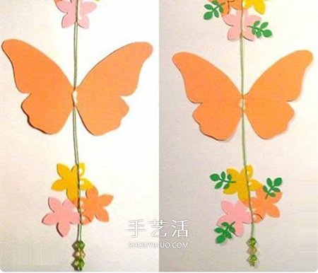 迎新年掛飾DIY 卡紙剪紙蝴蝶掛飾的方法圖解 -  rpnrmr.com