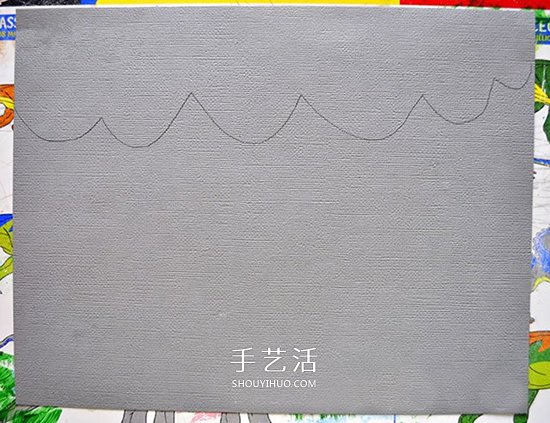 教師節(jié)創(chuàng)意賀卡：漂亮愛心雨賀卡手工制作 -  rpnrmr.com