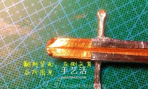 怎么折紙寶劍圖解 魔戒納西爾圣劍的折法步驟 -  rpnrmr.com