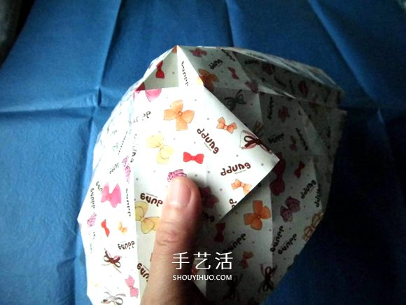 八面玲瓏?yán)C球禮盒折法 折紙繡球禮品盒的方法 -  rpnrmr.com
