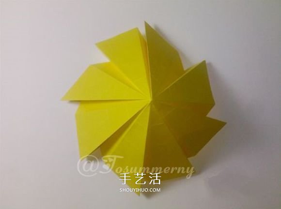 冬日里的暖陽！手工折紙立體太陽的折法圖解 -  rpnrmr.com