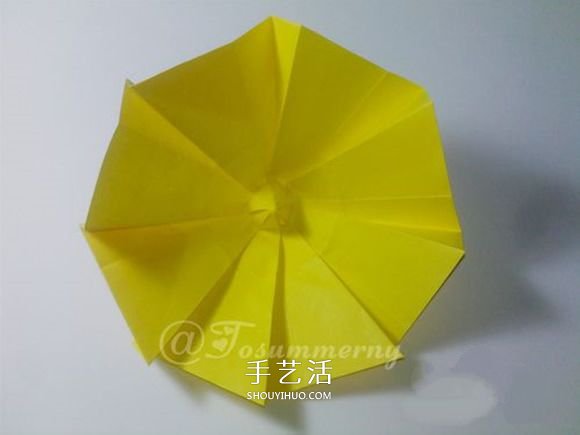 冬日里的暖陽！手工折紙立體太陽的折法圖解 -  rpnrmr.com