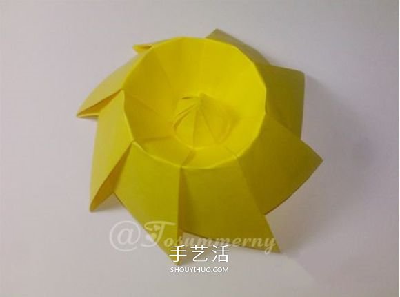 冬日里的暖陽！手工折紙立體太陽的折法圖解 -  rpnrmr.com