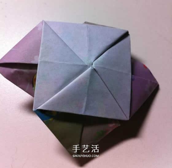 微型月季花的折紙教程 漂亮鉆石玫瑰怎么折圖解 -  rpnrmr.com