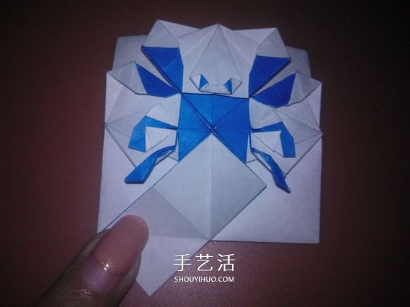 平面螃蟹怎么折圖解 像畫出來的小螃蟹折紙 -  rpnrmr.com