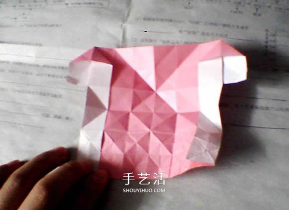 情人節(jié)愛心折紙 帶翅膀心心相印的折法圖解 -  rpnrmr.com