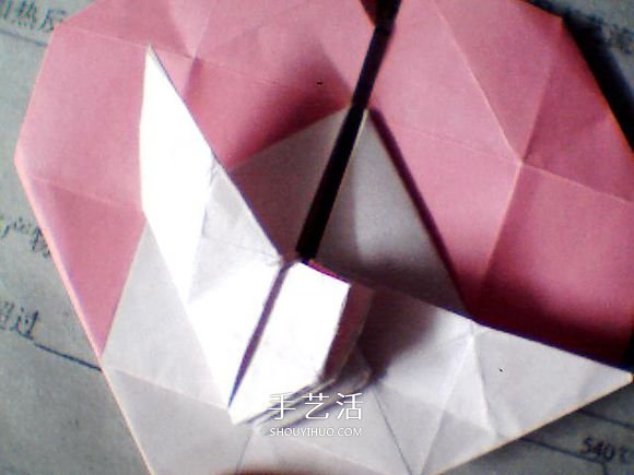 情人節(jié)愛心折紙 帶翅膀心心相印的折法圖解 -  rpnrmr.com