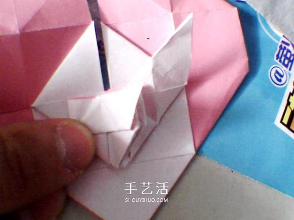 情人節(jié)愛心折紙 帶翅膀心心相印的折法圖解 -  rpnrmr.com
