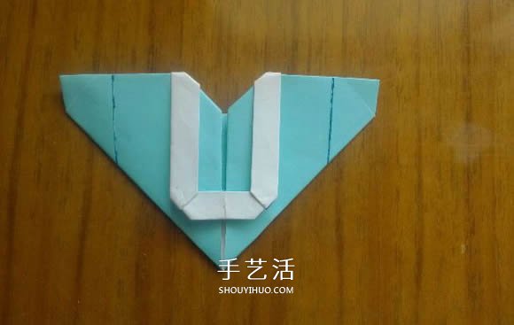 LOVE U字母心的折法 情人節(jié)表白愛心折紙圖解 -  rpnrmr.com