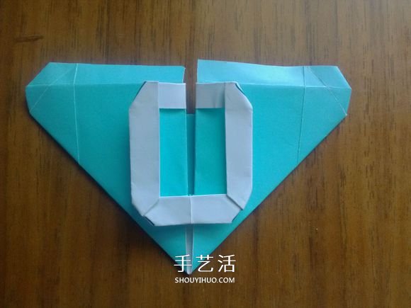 LOVE U字母心的折法 情人節(jié)表白愛心折紙圖解 -  rpnrmr.com
