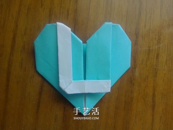 LOVE U字母心的折法 情人節(jié)表白愛心折紙圖解 -  rpnrmr.com