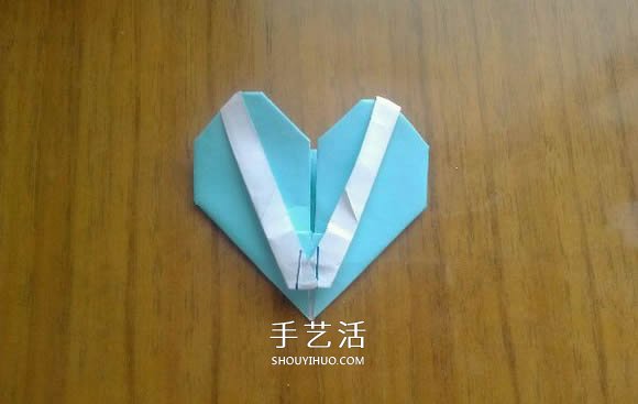 LOVE U字母心的折法 情人節(jié)表白愛心折紙圖解 -  rpnrmr.com