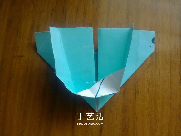LOVE U字母心的折法 情人節(jié)表白愛心折紙圖解 -  rpnrmr.com